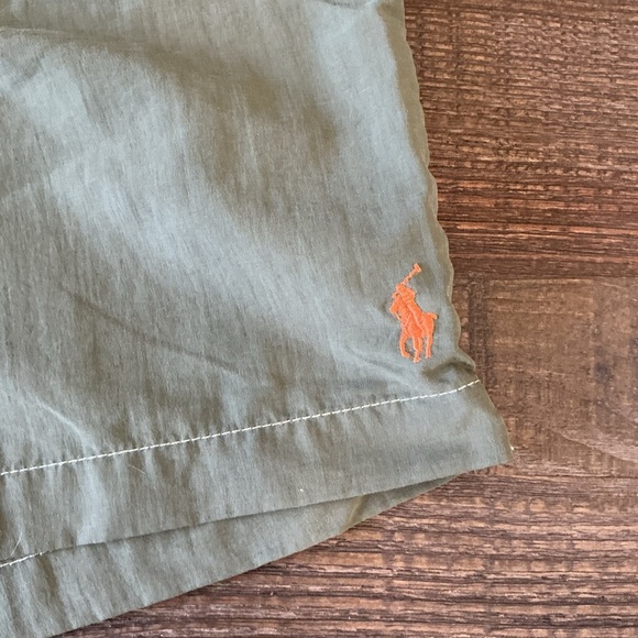 Polo Ralph Lauren Men’s Solid Kailua Swim Trunks Lounge wear Olive Green XL - Picture 3 of 8